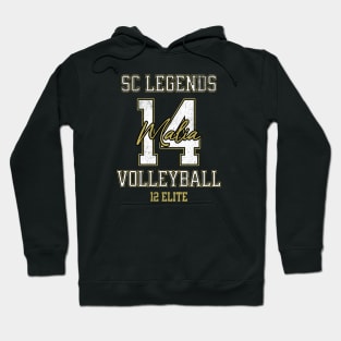 Malia #14 SC Legends (12 Elite) - Black Hoodie